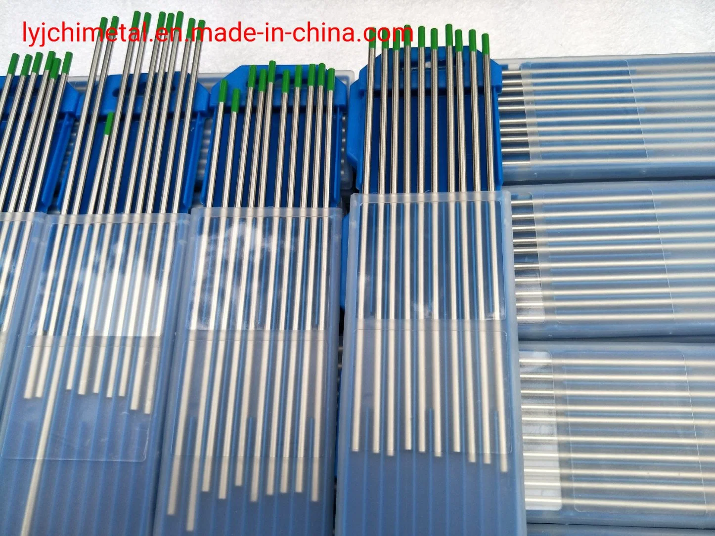 Pure Tungsten Electrode for TIG Welding Consumables Dia2.4*150mm Wp-Green