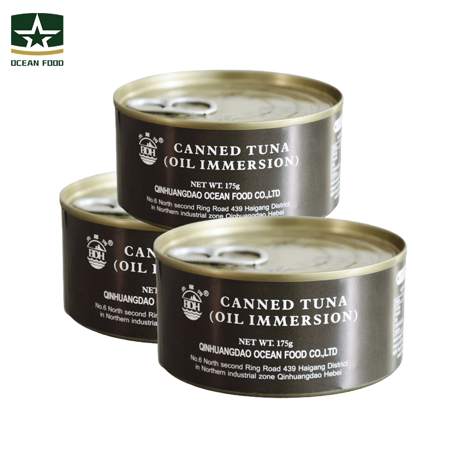 Wholesale/Supplier Health Outdoor Camping Food Oil Immersion Tin Canned Tuna