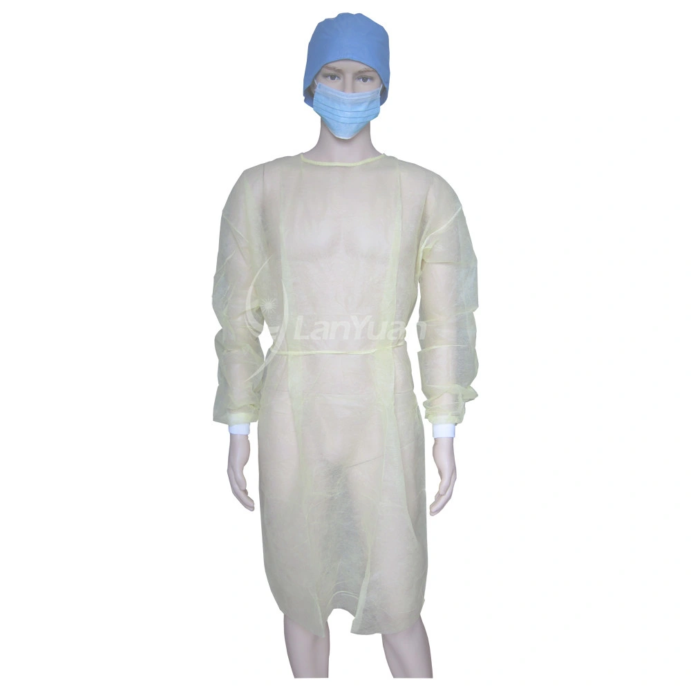 PP Patient Coat Nonwoven Isolation Gown