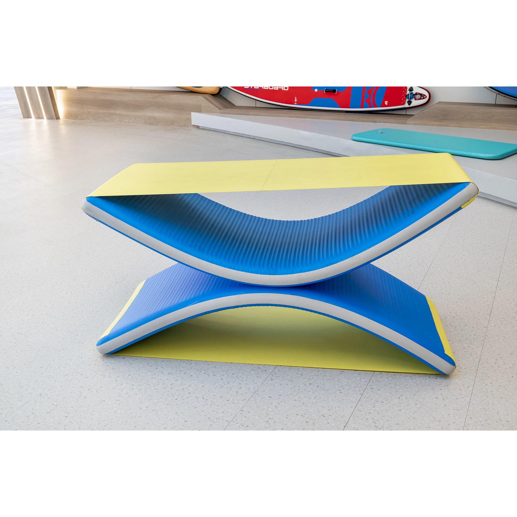 DWF Drop Stitch avec revêtement PVC/TPU pour matelas gym Tapis