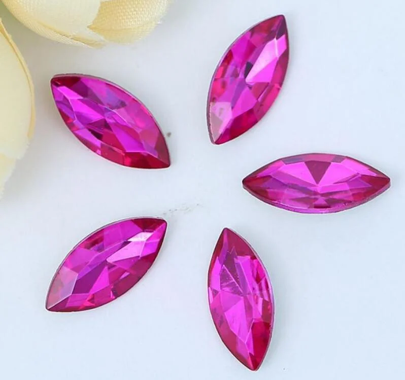 Jewelry Accessories Shaped Colored Glass Rhinestones Shiny Rhinestones Th8052