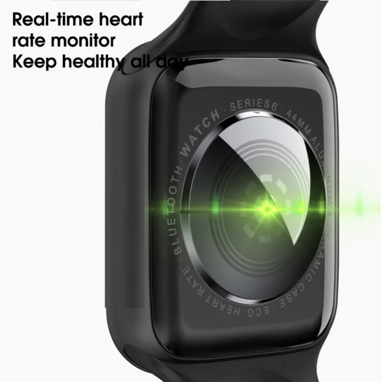 Wholesale/Supplier Series 5 6 Smartwatch W26+ Smart Watches Reloj Sport Waterproof Heart Rate ECG Smart Watch for Android Ios