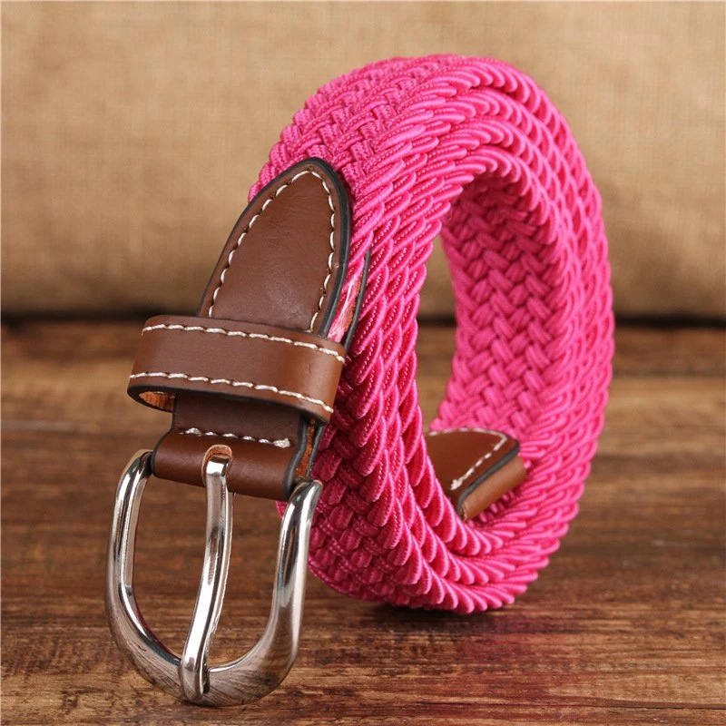 Hot Selling Original Factory Fashion Braided Stretch Fabric Elastic Braided Horse Riding Belt