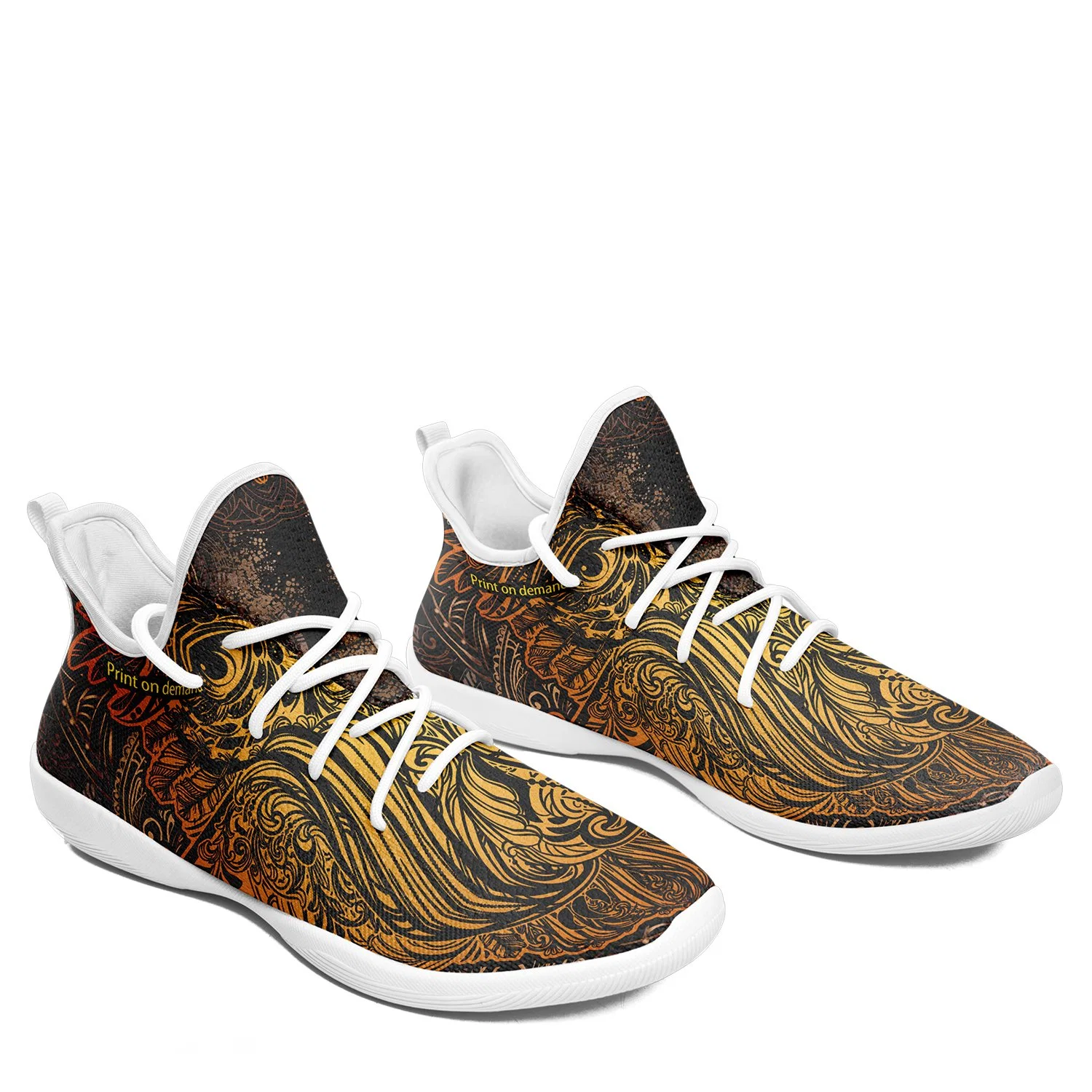Custom para homem Footwear Print on Demand Walking Running Sports Sapatilhas de dança