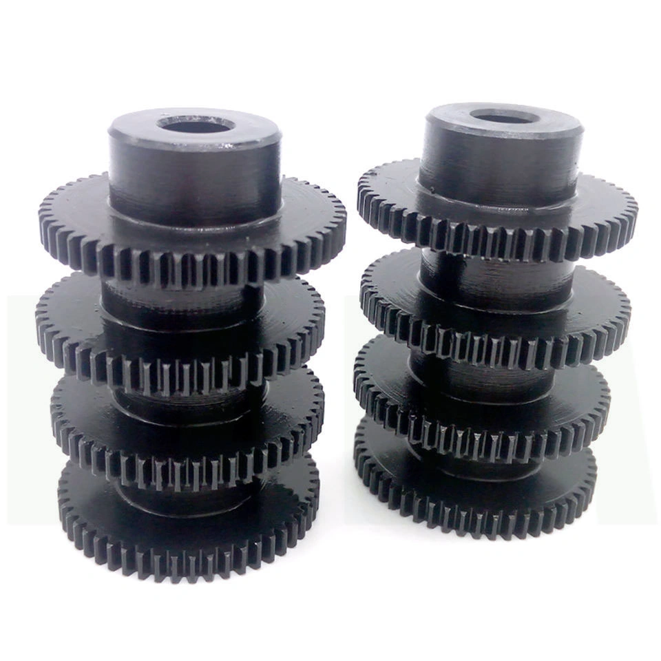 Custom CNC Machined Pinion Brass Spiral Angle Spur Gears