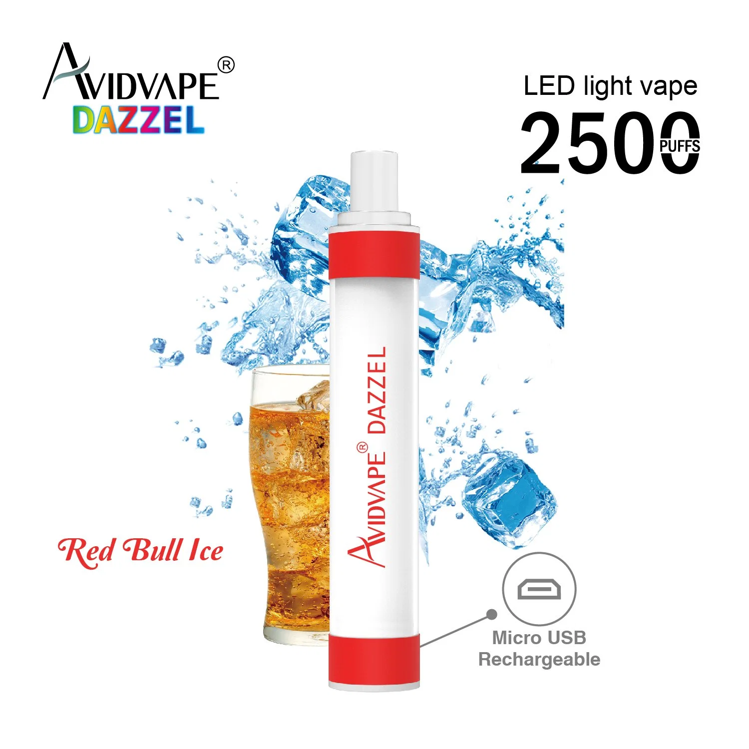 Hot Selling Wholesale/Supplier Vape Pen Pod Avidvape Dazzle Disposable/Chargeable Vape Pen Device Wholesale/Supplier I Vape 7ml E-Liquid vape Device