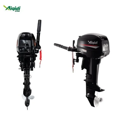 Aiqidi 15HP Outboard Motor with 2 Cylinder 2 Stroke Engine