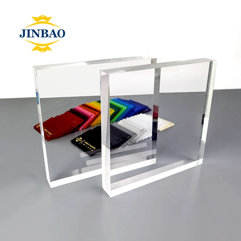 Jinbao 4 X 8 PMMA 6mm 8mm 10mm 14mm Size Fabric Thin Flexible Acrylic Colored Perspex Sheet