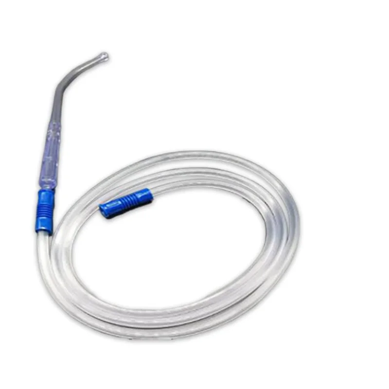 Desechables médicos de alta calidad con el tubo de conexión del tubo de aspiración Yankauer desechables conjunto