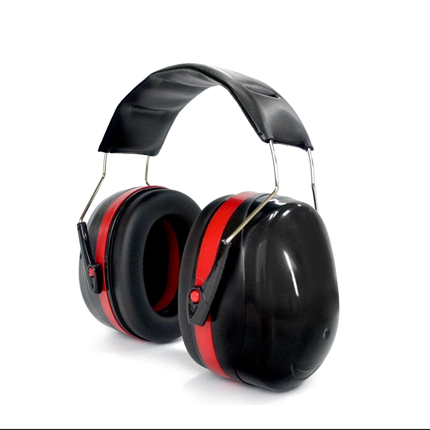 Black Industrial Noise Reduction Hearing Protections FM Radio ABS Safety Earmuffs