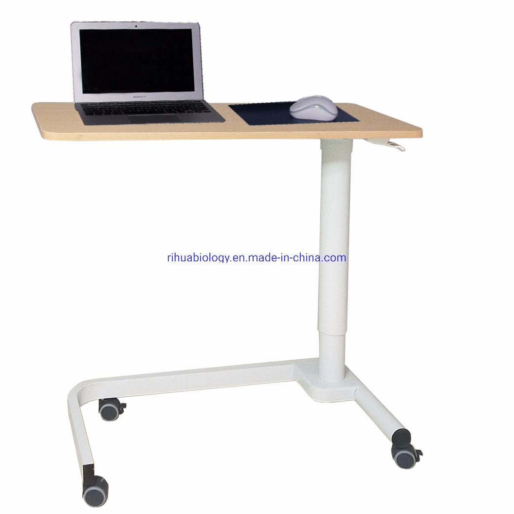 Height Adjustable Laptop Table Sit Stand Computer Desk for Hospital