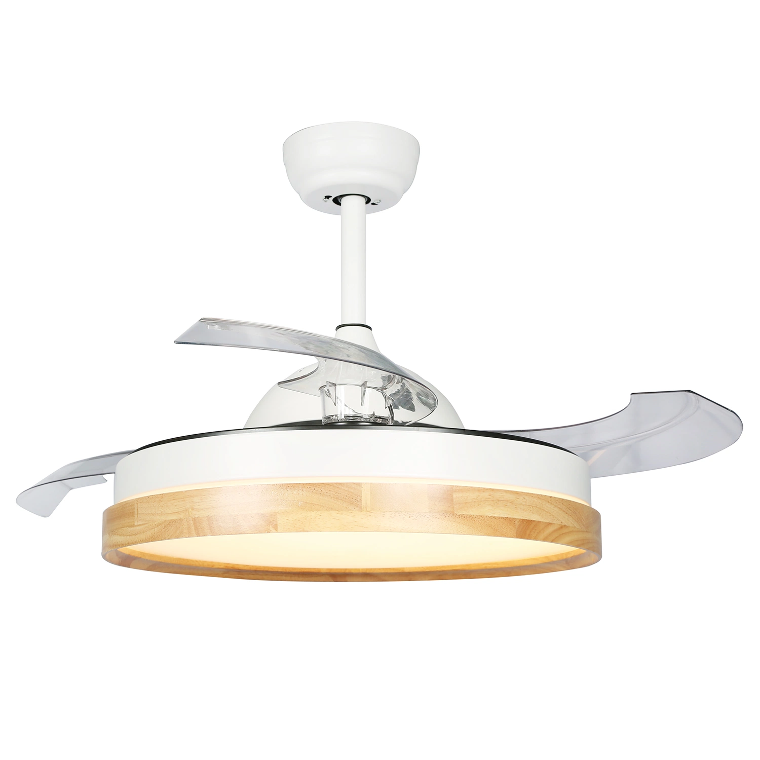 Dimmable and Invisble Ceiling Fan Light DC Motor, Bluetooth APP Control F3122