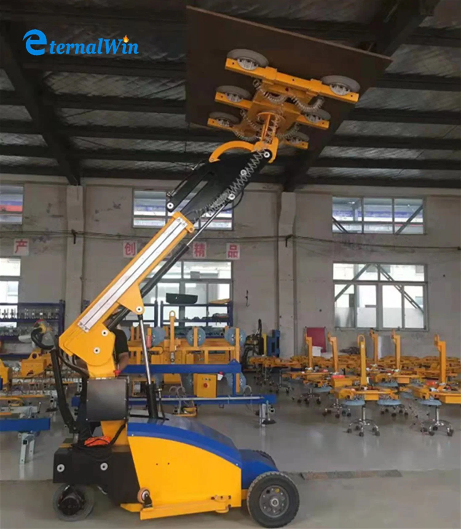 600kg Lift Glass Metal Plywood Vacuum Lifter Crane Lifting Machine