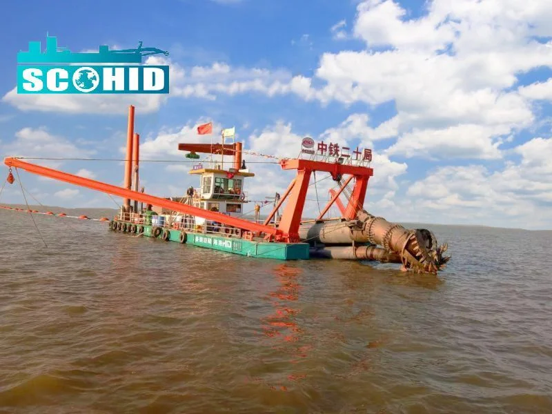 Cutter Suction Dredging Ship with Hydraulic Motor Controlled by Siemens PLC Easy for Operate