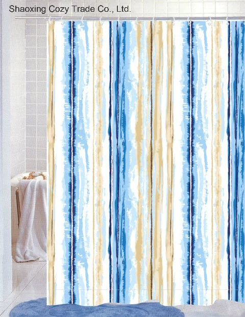 Waterproof Polyester Fabric Shower Curtain