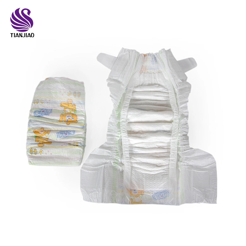 Wholesale/Supplier Bamboo Biodegradable Disposable Cute Infant Baby Diapers for Sensitive Skin