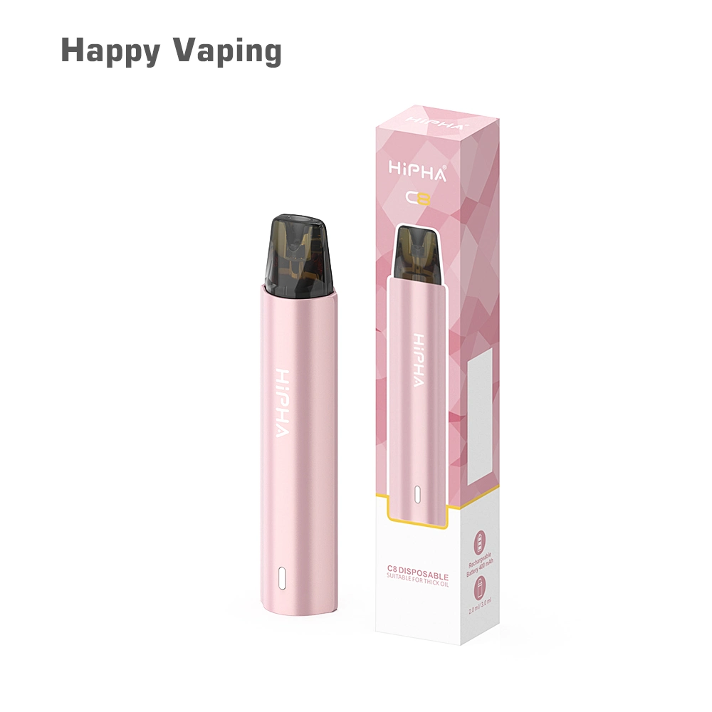 2023 Nueva llegada feliz Vaping C8 batería recargable del sistema Pod vacío chino Vape Xxxxx de xxxxx cigarrillo E Precio de la Web