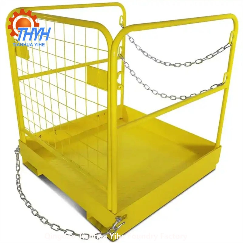 Stable Operation Durable Safe Reliable 300kg Rated Easy Operation Safety Convenience Load Forklift Man Safety Cage