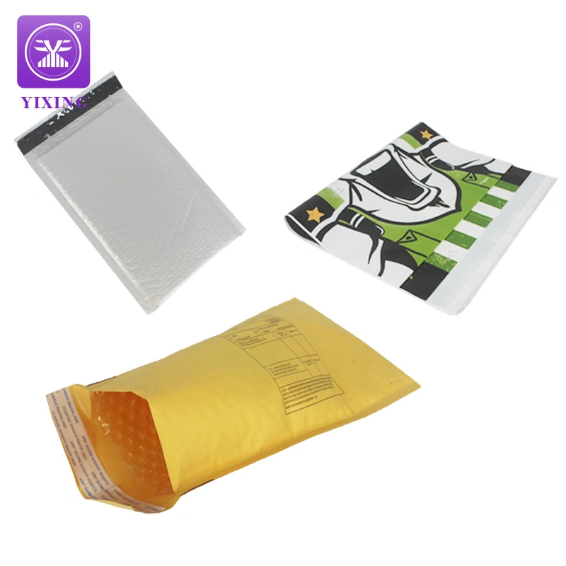 Eco Friendly Custom Printed Poly Wrap Bubble Shipping Express Bags Blister-Lined Customized Polymailers