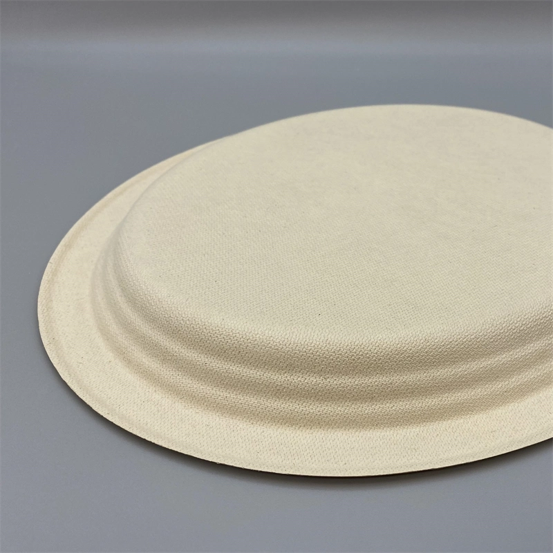 Free Samples Eco Friendly Wheat Straw Disposable Plate Takeaway Food Packaging