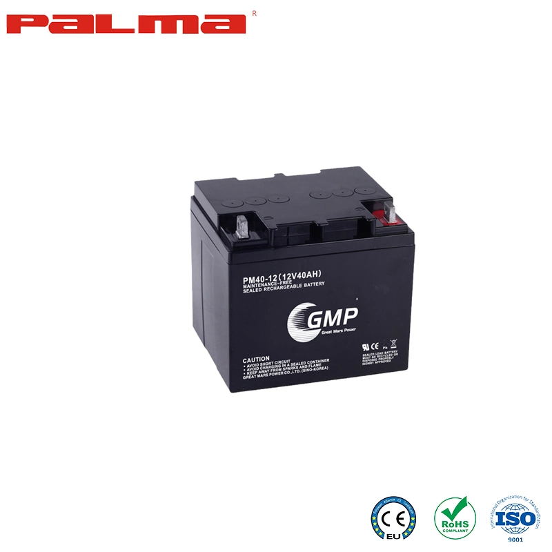 video Computerized Instrument Battery 12V40ah, 12V50ah Rechargeable Lead Acid Battery for Converter and Alarm Systems