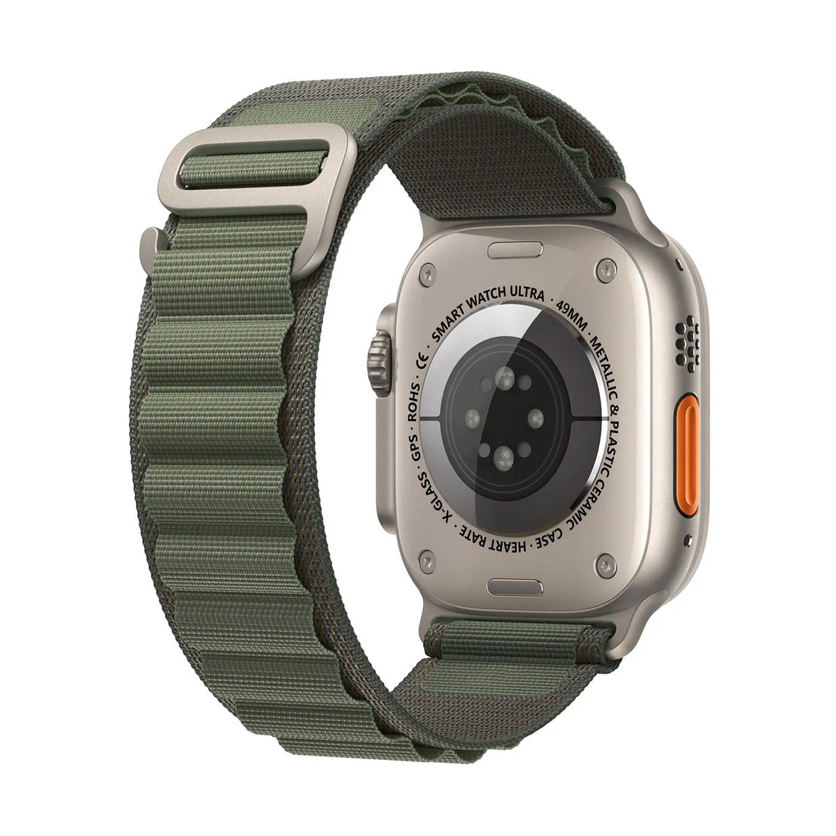 GS8 Moda 1,99 pulgadas Waterproof llamada de ejercicio Record ritmo cardíaco Reloj Smart Gift con Bluetooth NFC Health Monitor