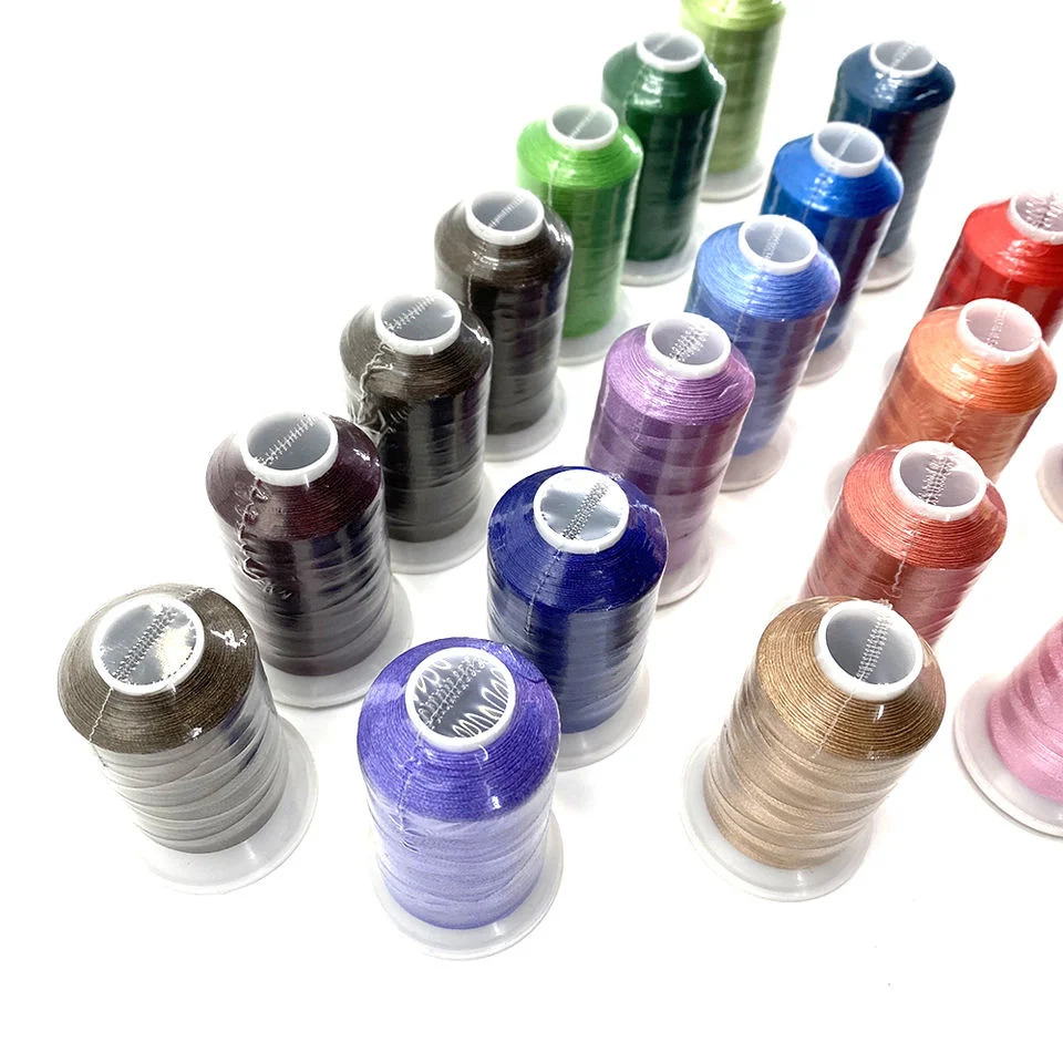 108d/2 Machine Embroidery Thread 100% Polyester Sewing Thread for Home Clothin