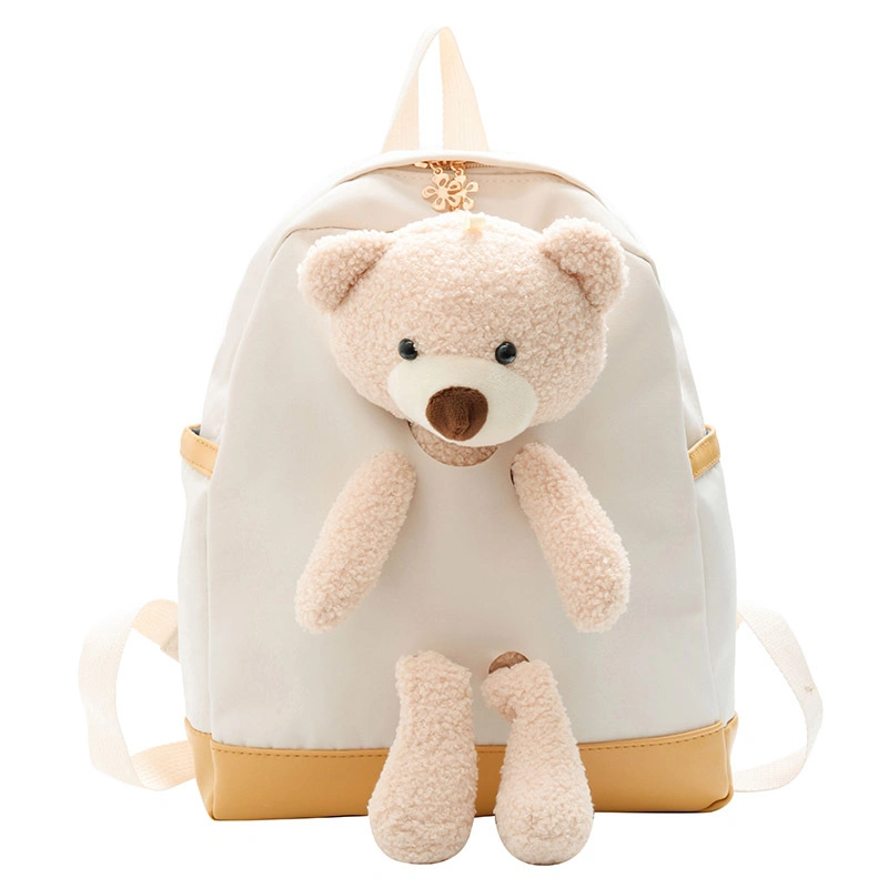 Bolsa de algodón de diseño animal de oso de cute barata