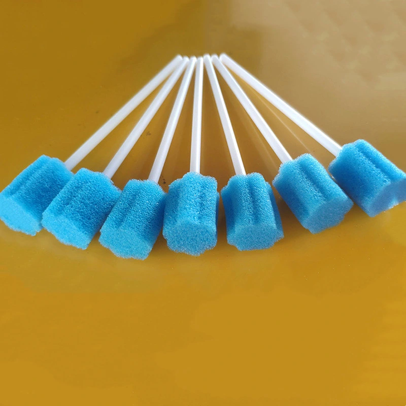 Medical Oral Sponge Sticks Cleaning Products Surgical Foam Brush Cleaning Sponge Stick
