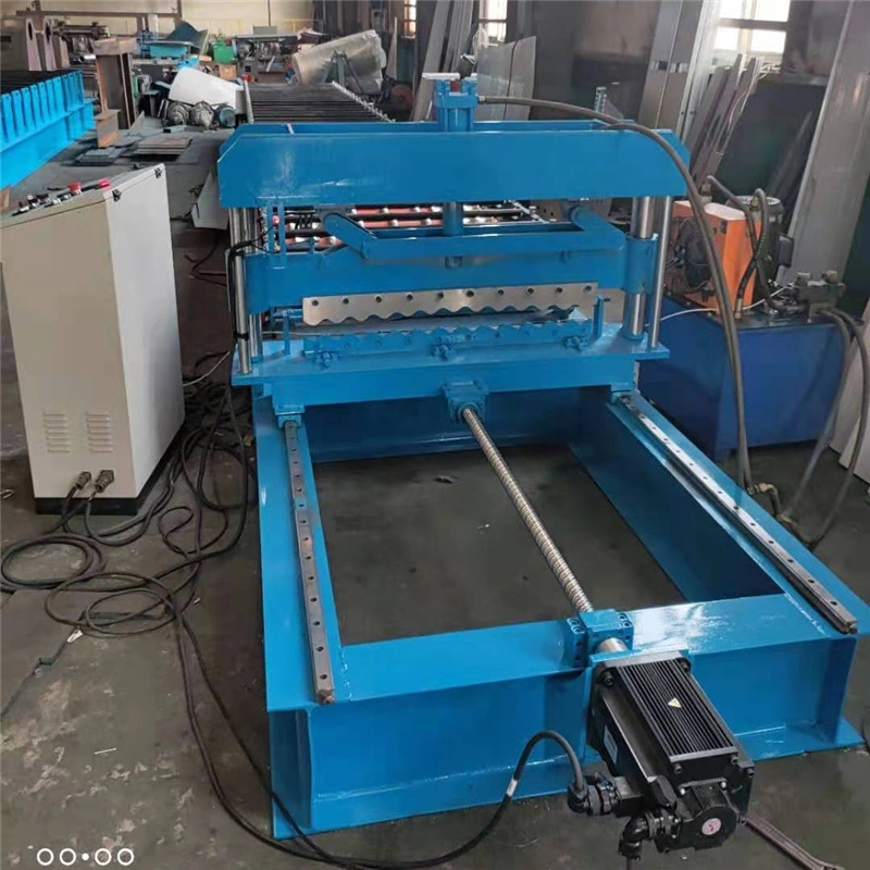 Vertical Type Non-Stop Cutting Roofing Sheet Roll Forming Machine Roofing Tile Making Machine