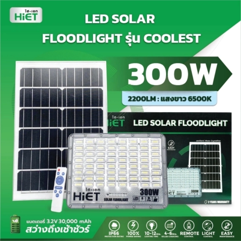 Tageslicht-weißes LED-Solar-Flutlicht für Garten Solar Flood Street Leuchtanzeige