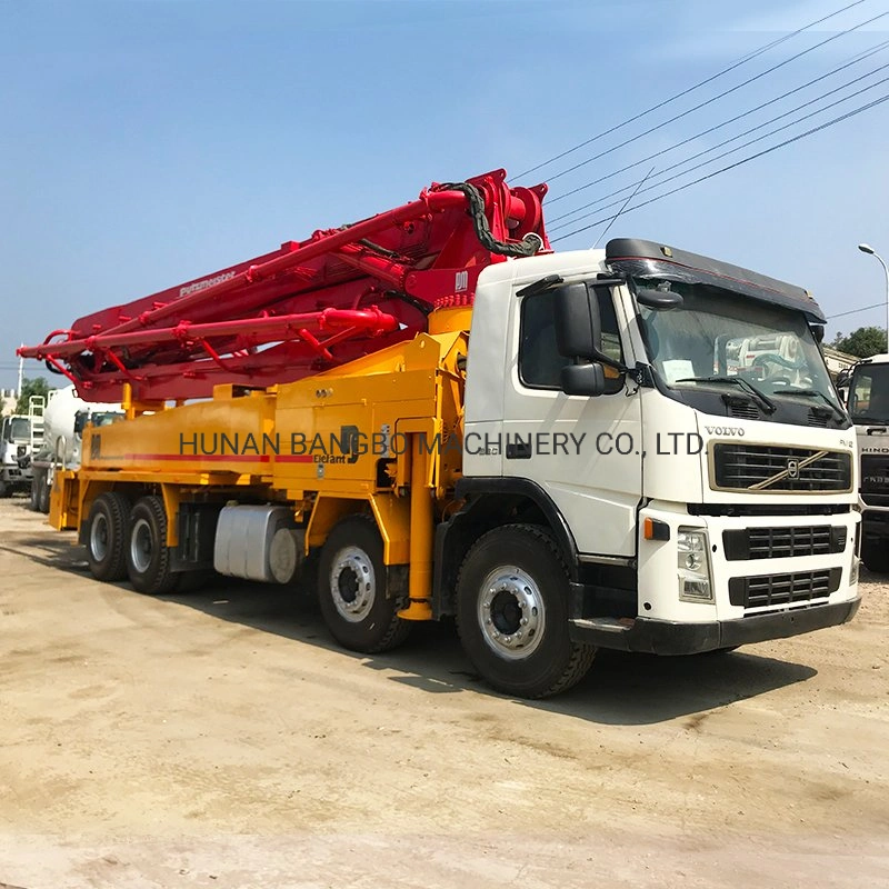 42m Putzmeister com a Volvo Truck renovada da bomba de Concreto Veículo