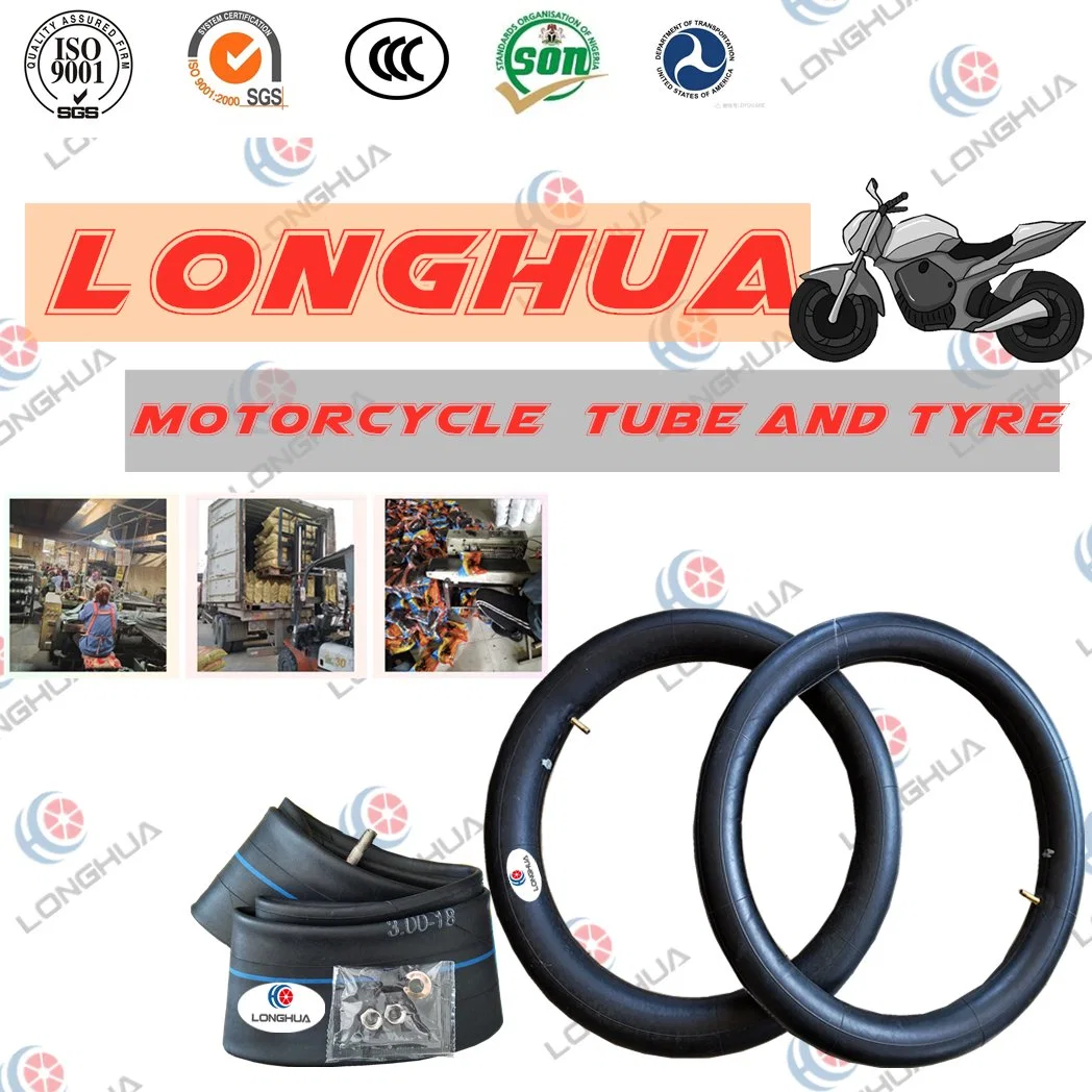 Tubo interno de motocicleta de butil natural certificado ISO9001 (300-18) distribuidor.