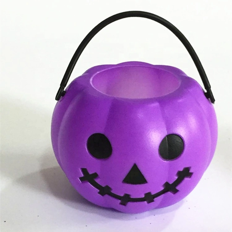 Halloween Mini Negro Bruja Candy Jar Blanco Skull Jar Mini Truco o tratar Halloween Fiesta Candy Bucket