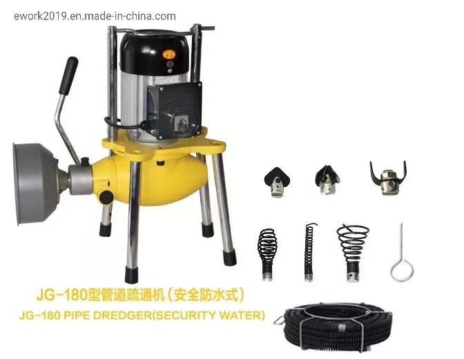 Portable Small Kitchen and Toilet Pipeline Machinery, Sewer Cleaning Tool