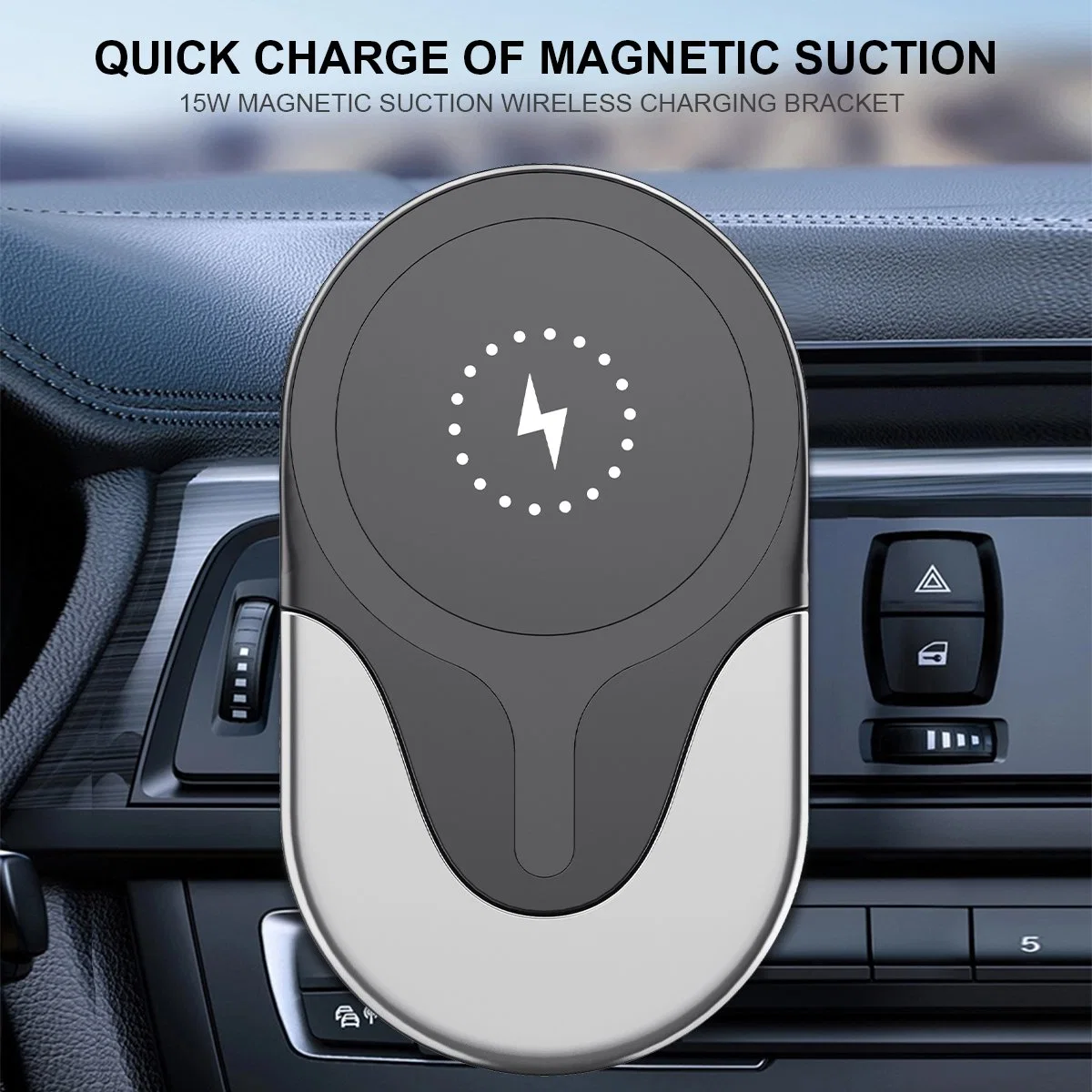 Vente à chaud Super Magnet 15W chargement rapide voiture magnétique sans fil Chargeur pour support de téléphone PRO Max pour iPhone 12 13 14