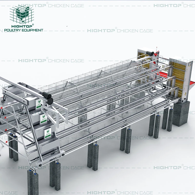 Hot Dipped Galvanized  A Frame 3 Tiers Automatic Poultry Laying  Hens Egg Layer  Battery Chicken Cages