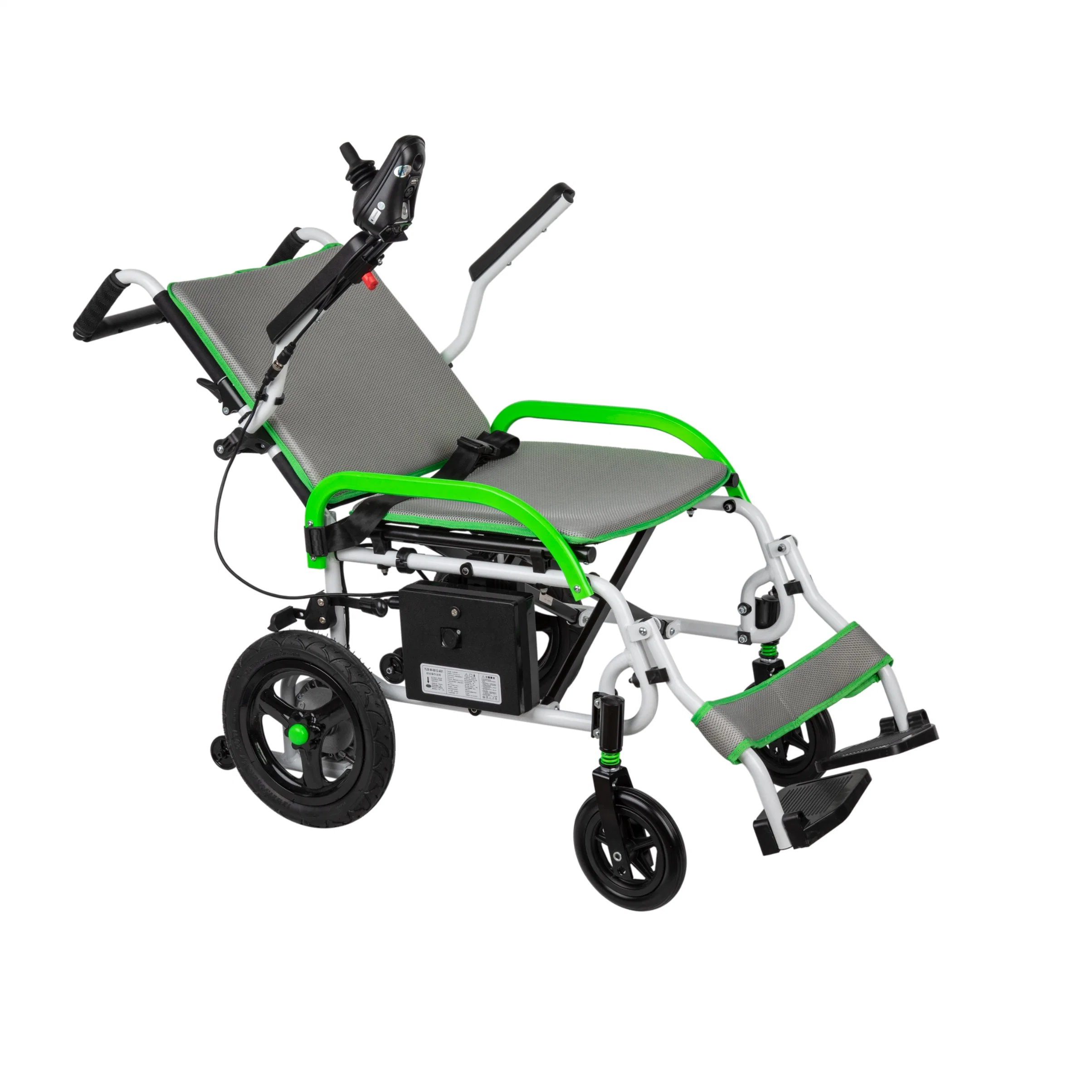 CE Approved Remote Control Folding Wheelchair Electric Lightweight Power Wheelchair