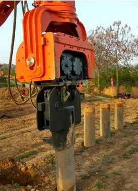 Any Meter Sheet Pile Vertical Type Vibro Hammer for Sheet Piles