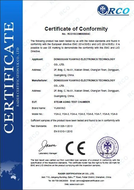 Vapor eléctrico el envejecimiento de la cámara de prueba de equipos para la prueba de estabilidad del conector electrónico