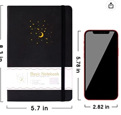 PU Leather Cover Planner Customized Inner Page Notebook