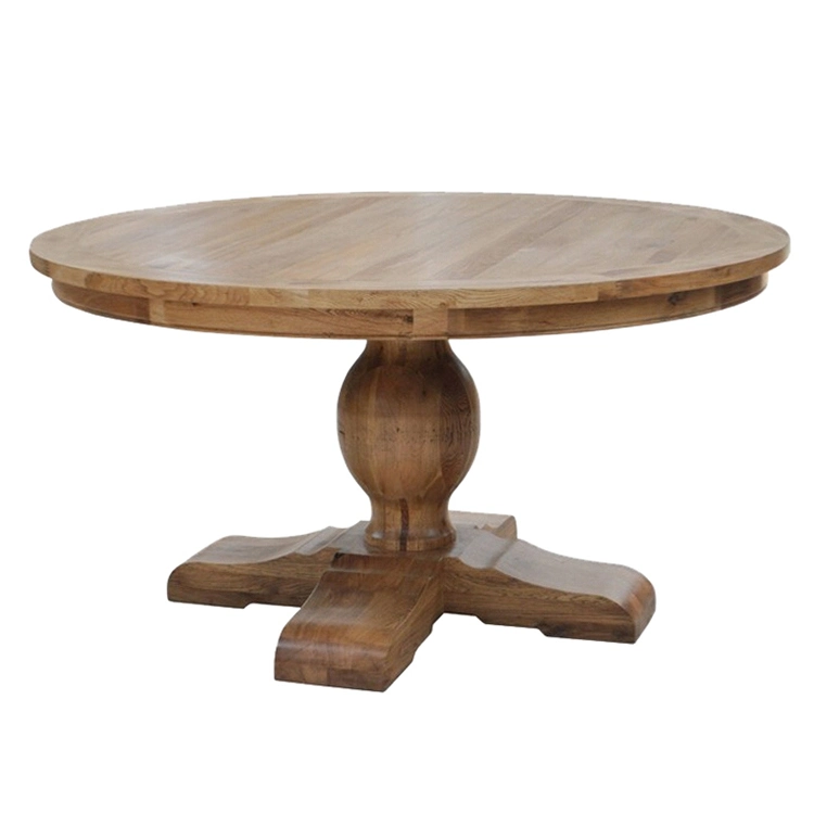 Kvj-6223 Rustic Wooden Round Table Reclaimed Wedding Table Dining Table