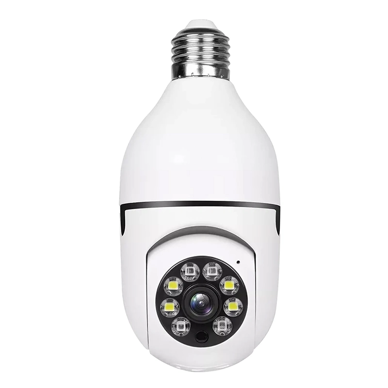 355 grados automático Human Tracking Cámara CCTV IP WiFi inalámbrica E27 HD 1080p Monitor de vigilancia de bulbo