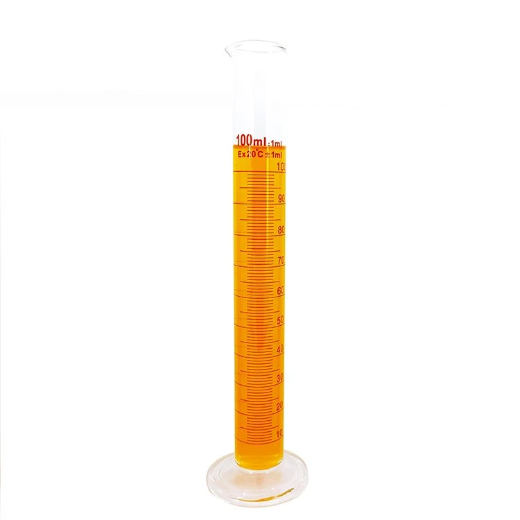 Glass Measuring Cylinder with Round Base