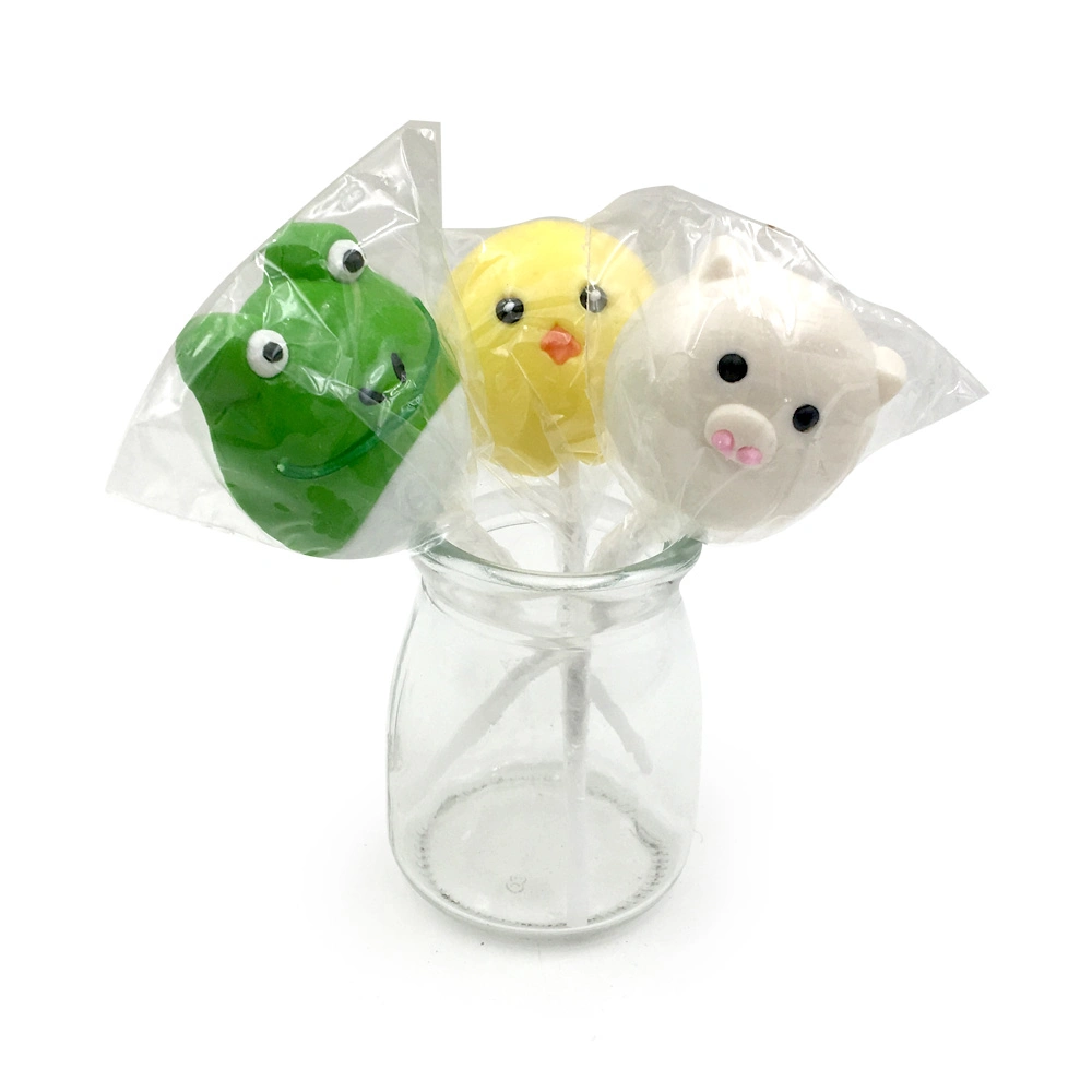 Cute Hard Sweet Fruit Cartoon Lollipop