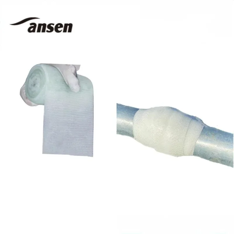 High Pressure Resistant Pipe Repair Bandage Tape Fiberglass Bandage Seals The Active Leakages Instantly