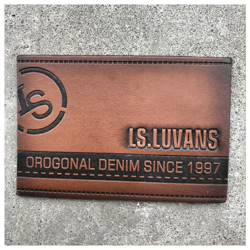 Professional Custom Universal Embossed Leather Label for Casual Outfit