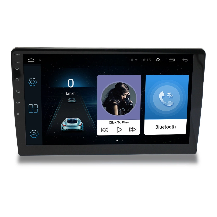 10" o Android 2 DIN Car Multimedia MP5 Player Carro Raio ao áudio do carro do sistema multimédia
