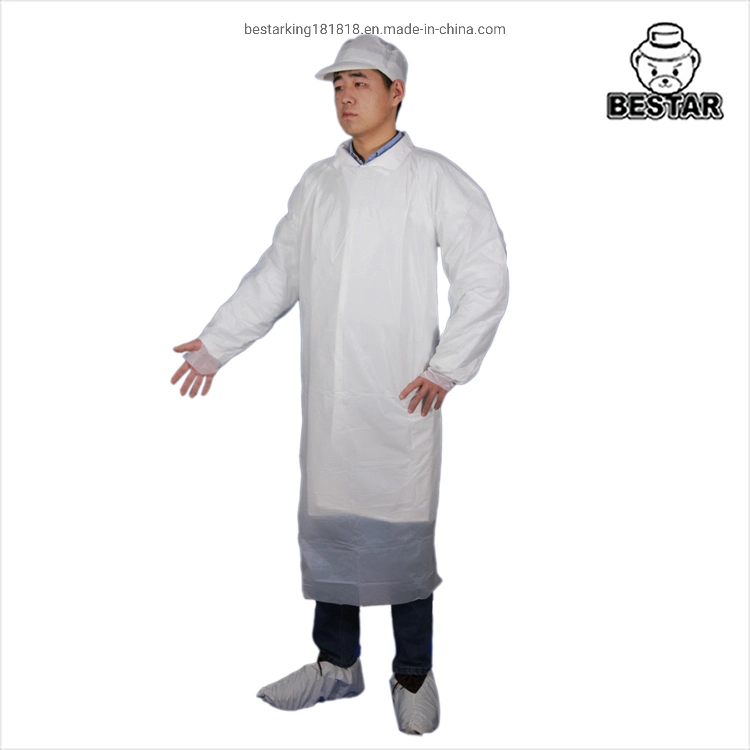 AAMI PB70 Disposable Protecive CPE Gown Waterproof CPE Gown