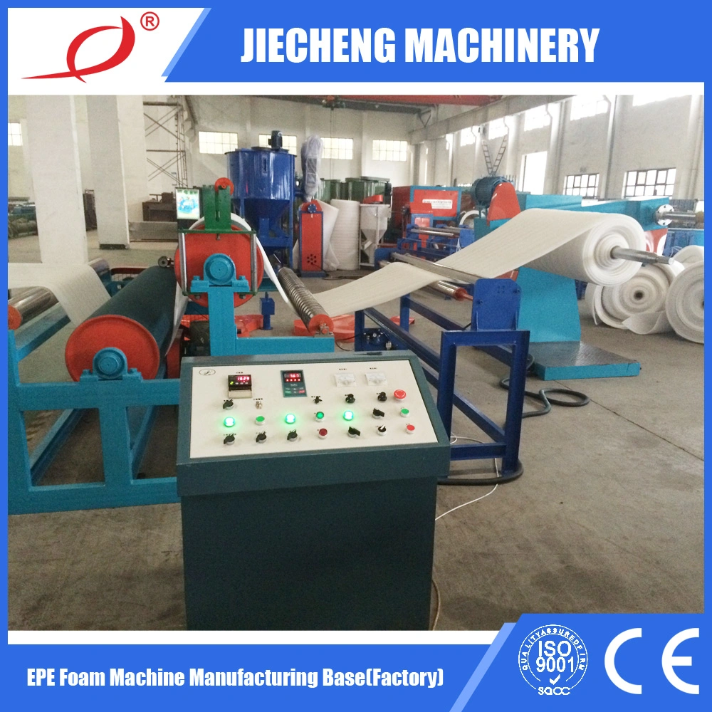 EPE Foam Sheet Machine Extruder Jc-180mm Expandable Polyethylene Plastic Machinery Manufacturer Low Density Good Cell Structure